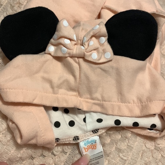Pink Disney Baby Minnie Mouse pullover hoodie - Picture 4 of 4